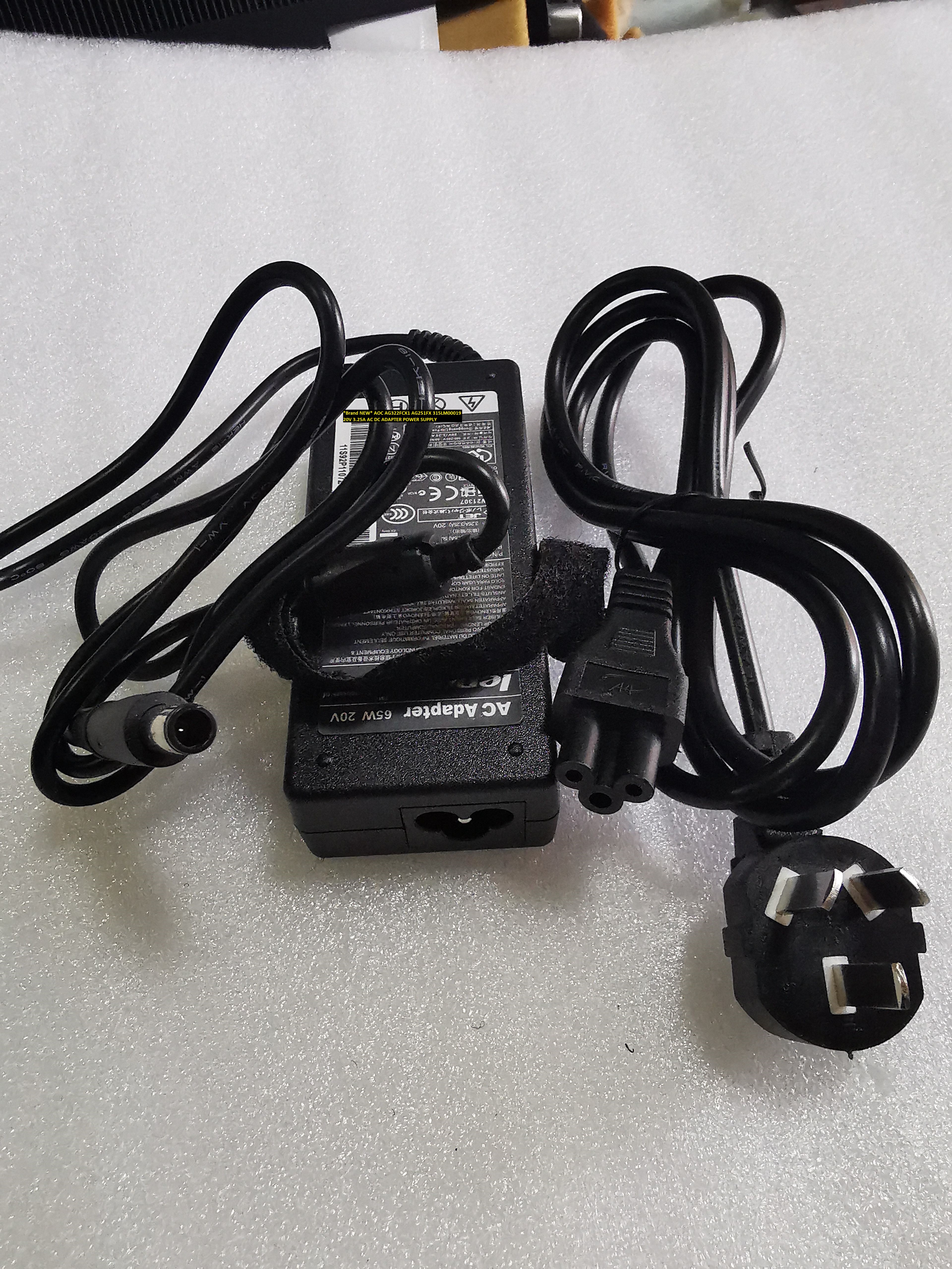 *Brand NEW* AOC AG322FCX1 AG251FX 315LM00019 20V 3.25A AC DC ADAPTER POWER SUPPLY